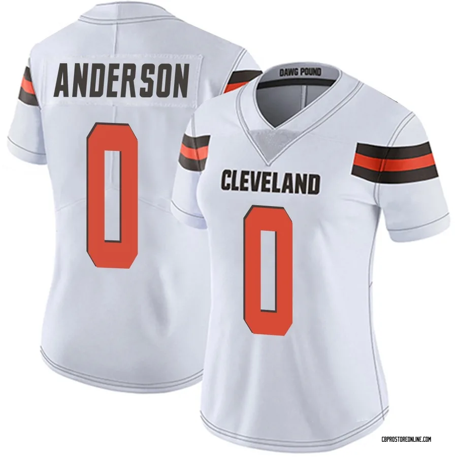 Aaron Anderson Women's Cleveland Browns Nike Vapor Untouchable Jersey - Limited White
