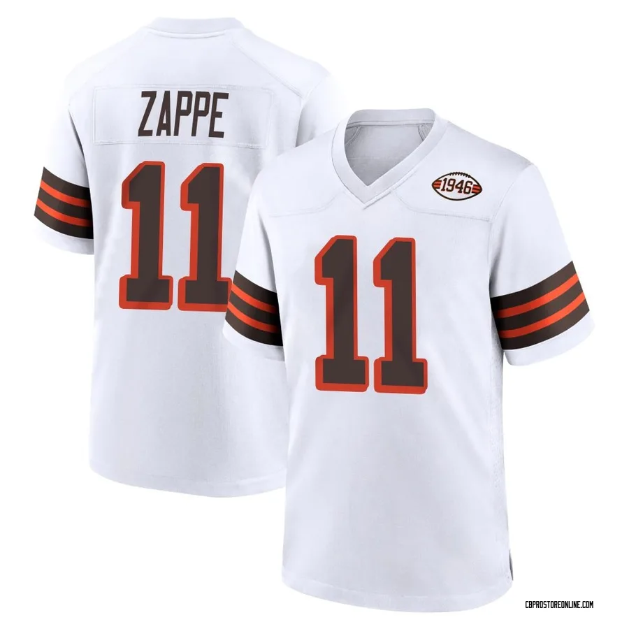 Bailey Zappe Youth Cleveland Browns Nike 1946 Collection Alternate Jersey - Game White