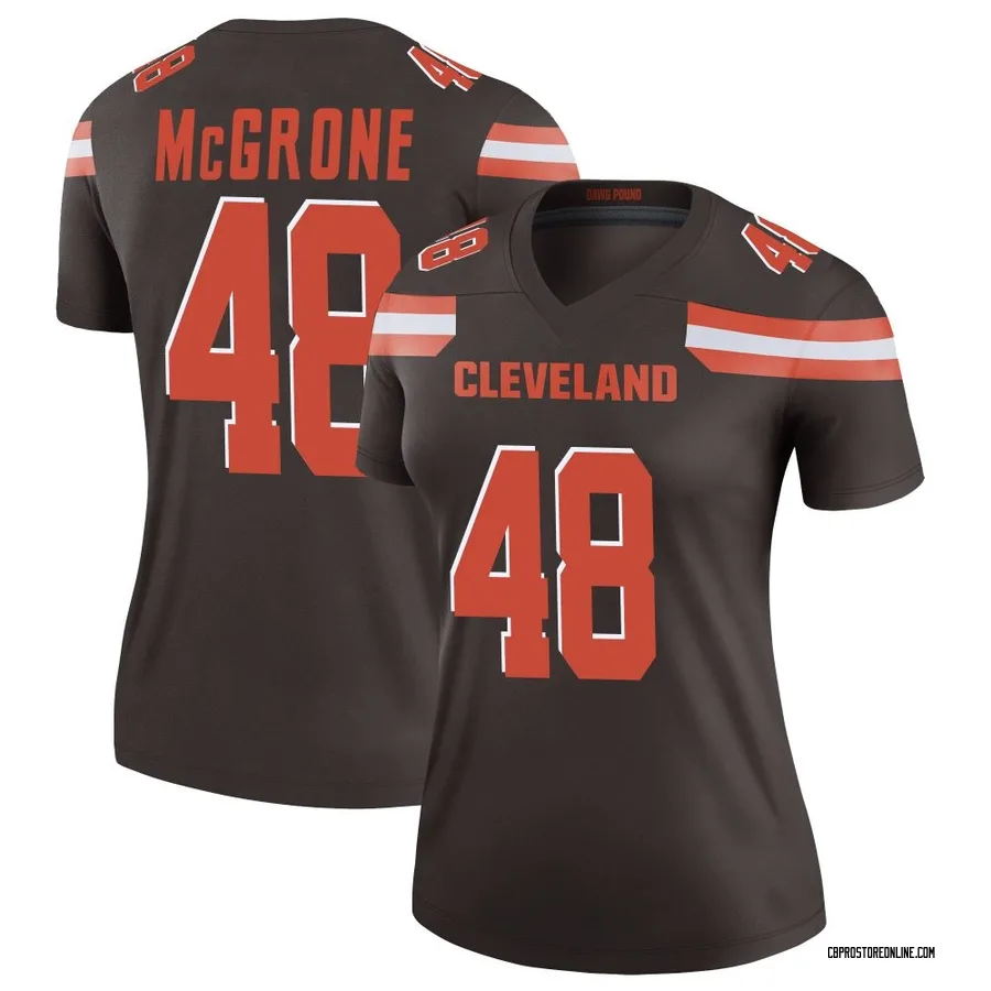Cameron McGrone Women's Cleveland Browns Nike Jersey - Legend Brown