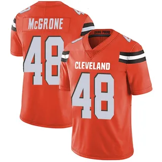 Cameron McGrone Youth Cleveland Browns Nike Alternate Vapor Untouchable Jersey - Limited Orange