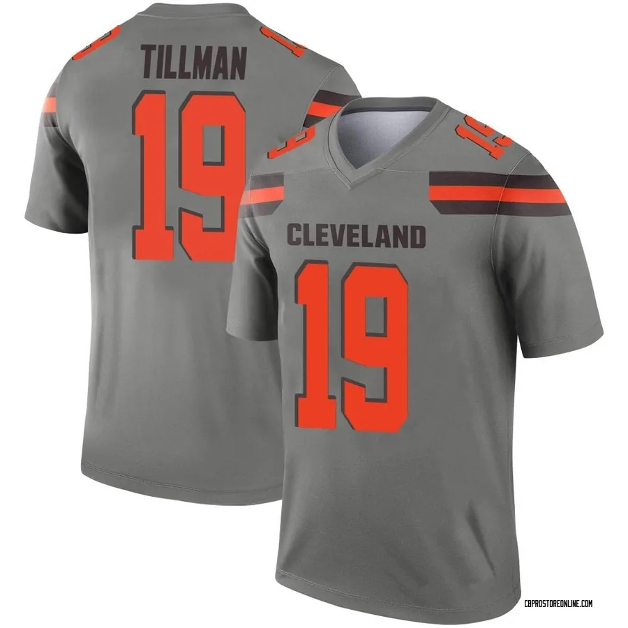 Cedric Tillman Youth Cleveland Browns Nike Inverted Silver Jersey - Legend