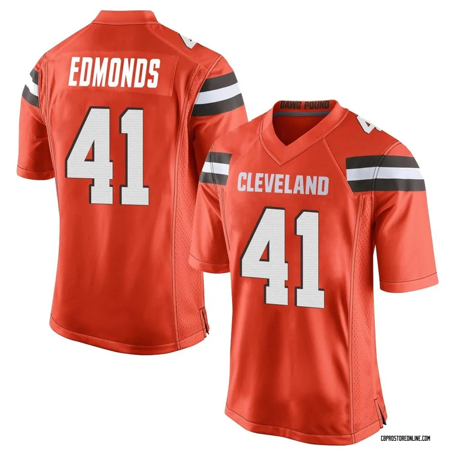 Chris Edmonds Men's Cleveland Browns Nike Alternate Jersey - Game Orange