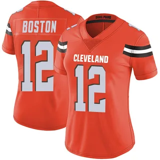 Denzel Boston Women's Cleveland Browns Nike Alternate Vapor Untouchable Jersey - Limited Orange