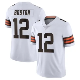 Denzel Boston Youth Cleveland Browns Nike Vapor Untouchable Jersey - Limited White