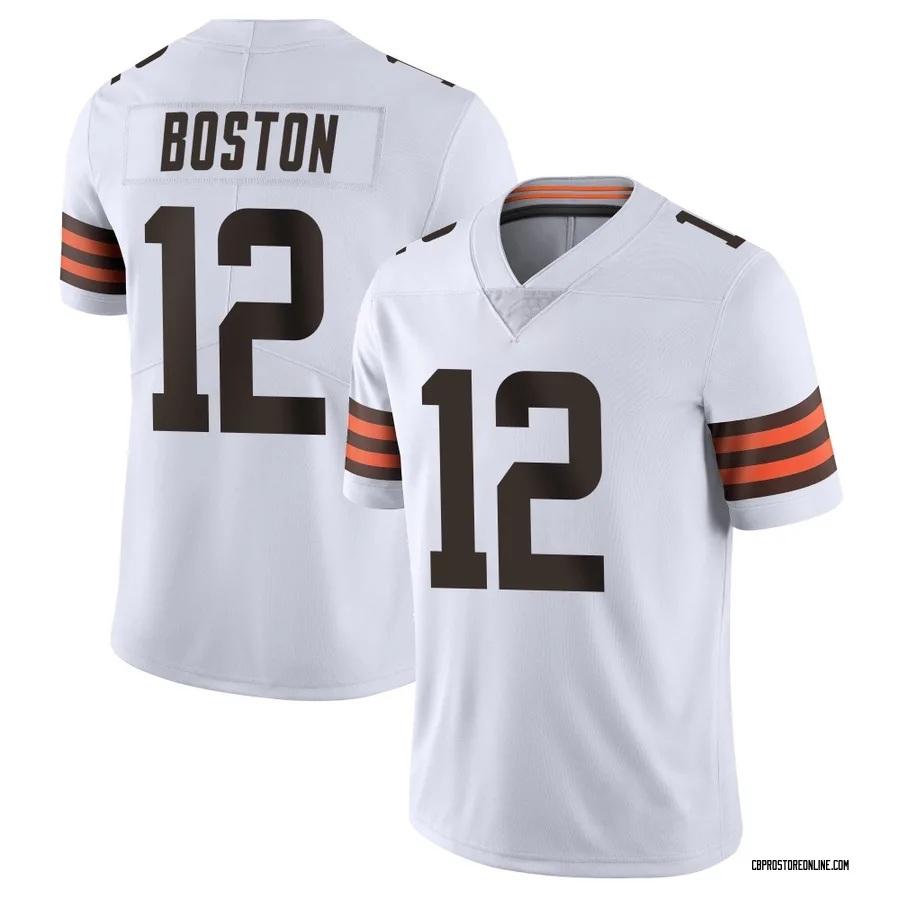 Denzel Boston Youth Cleveland Browns Nike Vapor Untouchable Jersey - Limited White