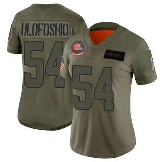 Edefuan Ulofoshio Women's Cleveland Browns Nike 2019 Salute to Service Jersey - Limited Camo