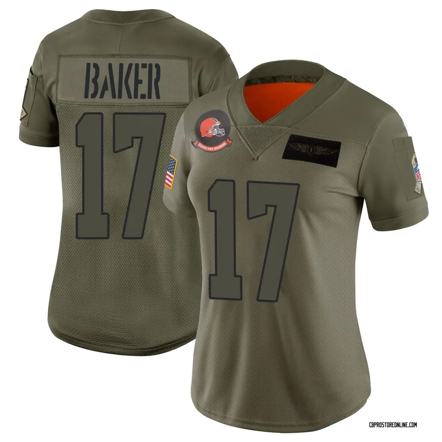 Jerome Baker Women's Cleveland Browns Nike 2019 Salute to Service Jersey - Limited Camo