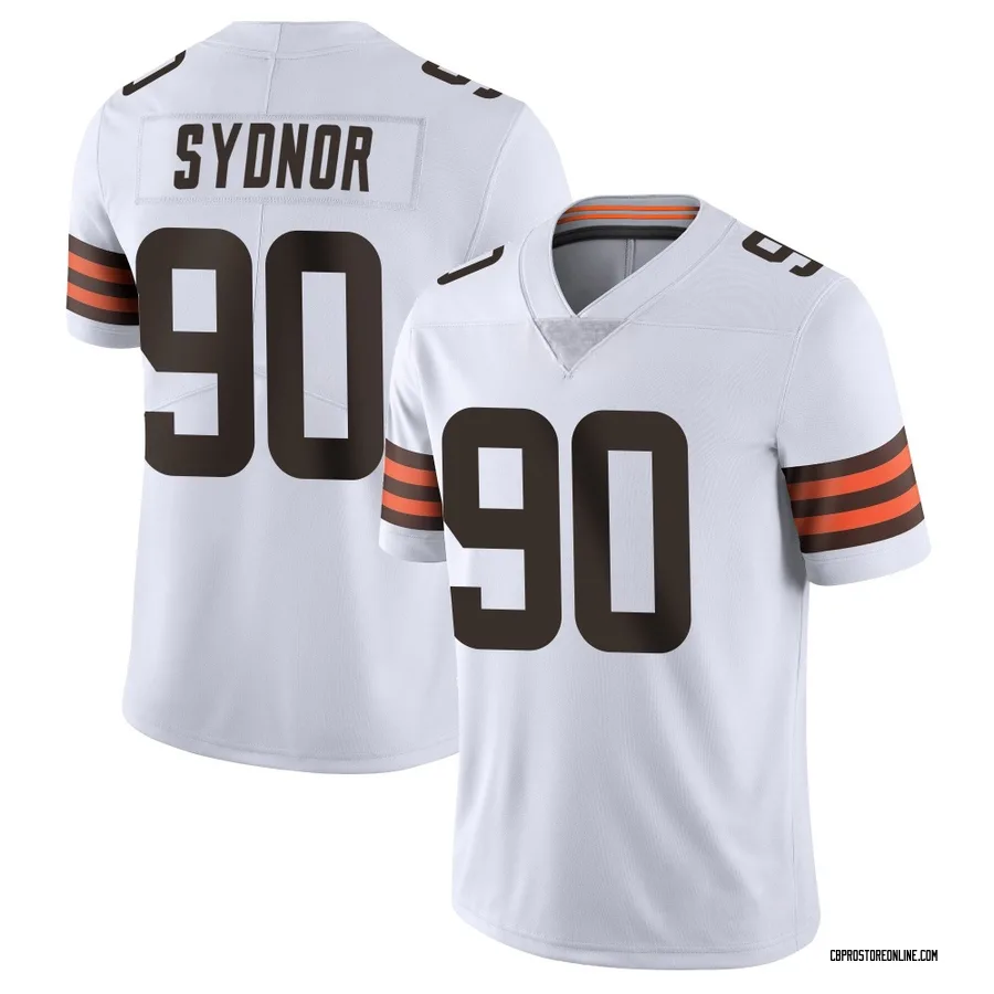 Khordae Sydnor Men's Cleveland Browns Nike Vapor Untouchable Jersey - Limited White