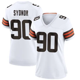 Khordae Sydnor Women's Cleveland Browns Nike Jersey - Game White