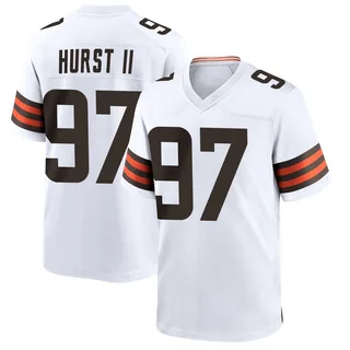 Maurice Hurst II Men's Cleveland Browns Nike Jersey - Game White