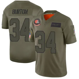 Michael Burton Youth Cleveland Browns Nike 2019 Salute to Service Jersey - Limited Camo