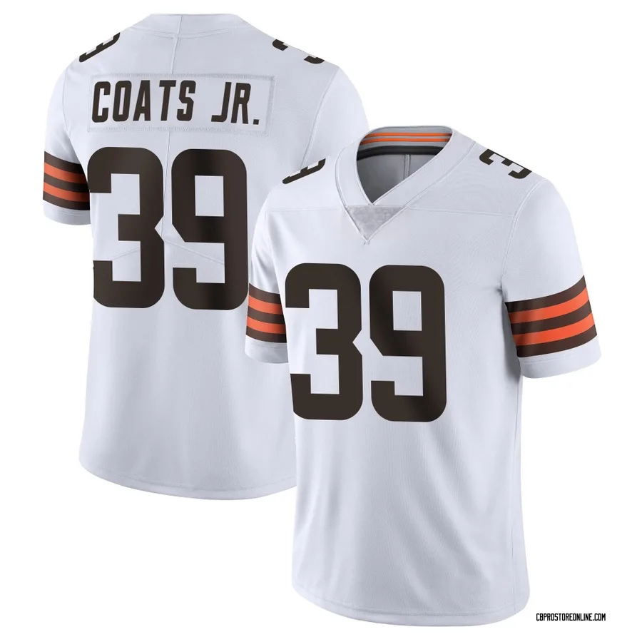 Michael Coats Jr. Men's Cleveland Browns Nike Vapor Untouchable Jersey - Limited White