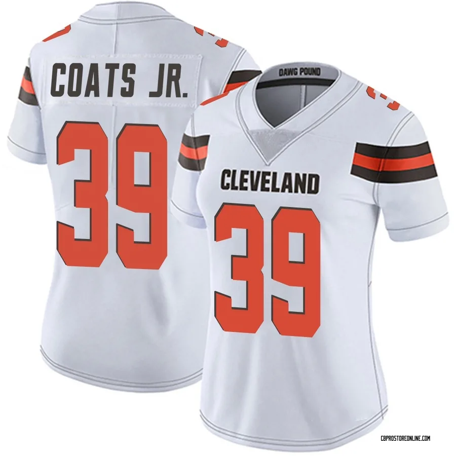 Michael Coats Jr. Women's Cleveland Browns Nike Vapor Untouchable Jersey - Limited White