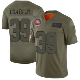 Michael Coats Jr. Youth Cleveland Browns Nike 2019 Salute to Service Jersey - Limited Camo