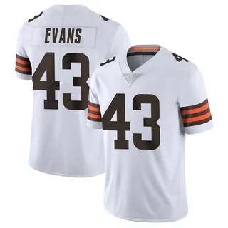 Nate Evans Youth Cleveland Browns Nike Vapor Untouchable Jersey - Limited White