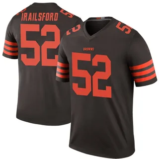 Parker Brailsford Men's Cleveland Browns Color Rush Jersey - Legend Brown