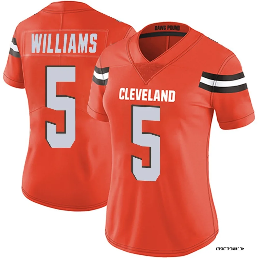 Quincy Williams Women's Cleveland Browns Nike Alternate Vapor Untouchable Jersey - Limited Orange