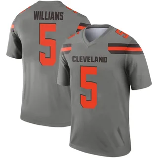 Quincy Williams Youth Cleveland Browns Nike Inverted Silver Jersey - Legend