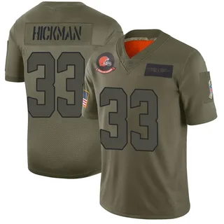Ronnie Hickman Men's Cleveland Browns Nike 2019 Salute to Service Jersey - Limited Camo