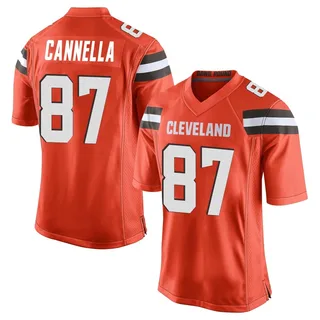 Sal Cannella Men's Cleveland Browns Alternate Jersey - Game Orange