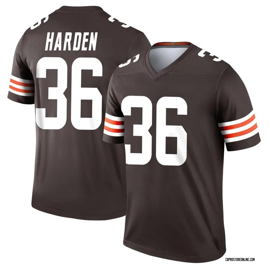 T.J. Harden Men's Cleveland Browns Nike Jersey - Legend Brown