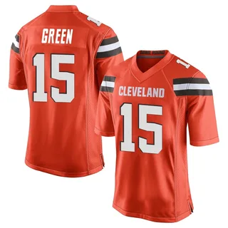 Taylen Green Men's Cleveland Browns Alternate Jersey - Game Orange