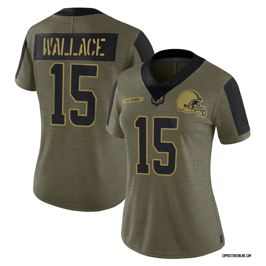 Tylan Wallace Women's Cleveland Browns Nike 2021 Salute To Service Jersey - Limited Olive