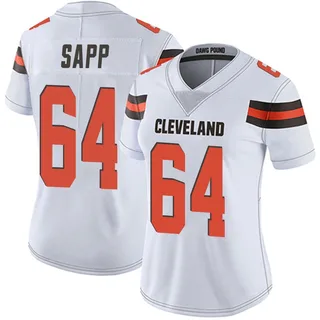 Tyreak Sapp Women's Cleveland Browns Nike Vapor Untouchable Jersey - Limited White