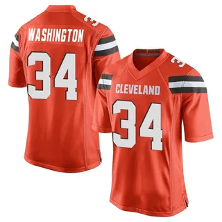 Zion Washington Men's Cleveland Browns Alternate Jersey - Game Orange